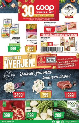 coop - Coop - Szuper Plusz Tisza akciós újság, érvényes 10.30. - 11.05.