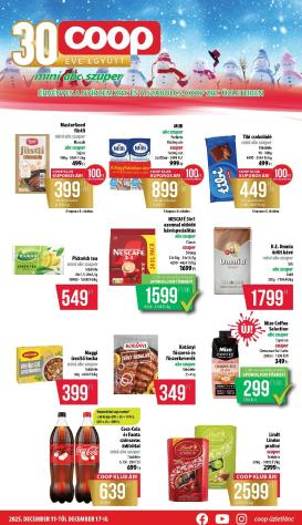 coop - Coop - Mini Abc Szuper Nyírzem/Szabolcs akciós újság, érvényes 12.11. - 12.17.
