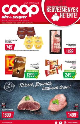coop - A jövőbeli Coop - Abc Szuper Észak-Kelet akciós újság csütörtöktől 2026.04.09.-tól szerdától 2026.04.15.-ig érvényes.
