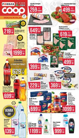 coop - Aktuális Coop - Hétforrás szórólap érvényes csütörtöktől 2026.04.16.-től szerdától 2026.04.29.-ig