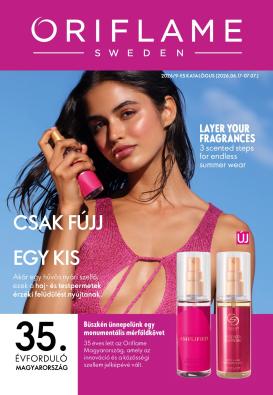 oriflame - Aktuális Oriflame szórólap érvényes szerdától 2026.06.17.-től keddtől 2026.07.07.-ig