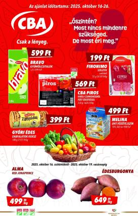 cba - CBA akciós újság, érvényes 10.16. - 10.26.