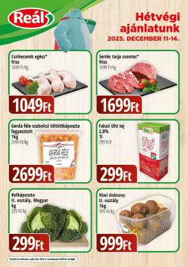 real - Reál - Kisalföld akciós újság, érvényes 12.11. - 12.14.