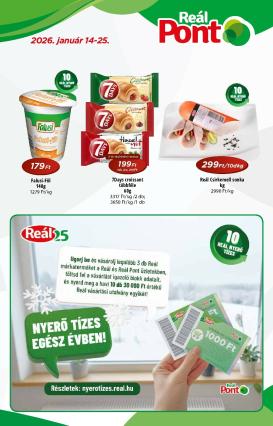 real - Reál - Pont akciós újság, érvényes 01.14. - 01.25.