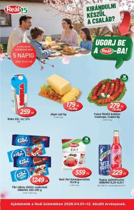 real - Reál - Országos Ajánlatok akciós újság, érvényes 2026.04.01. - 2026.04.12.