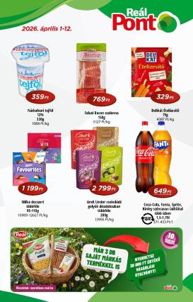 real - Reál - Pont Újság akciós újság, érvényes 2026.04.01. - 2026.04.12.