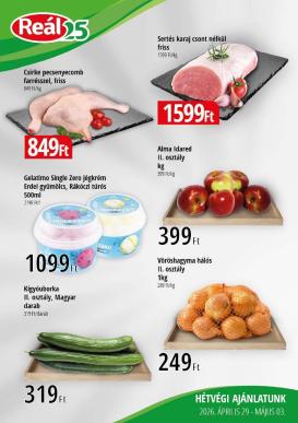 real - A jövőbeli Reál - Kisalföld akciós újság szerdától 2026.04.29.-tól vasárnaptól 2026.05.03.-ig érvényes.