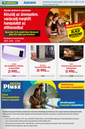 praktiker - Praktiker akciós újság, érvényes 11.06. - 12.08.