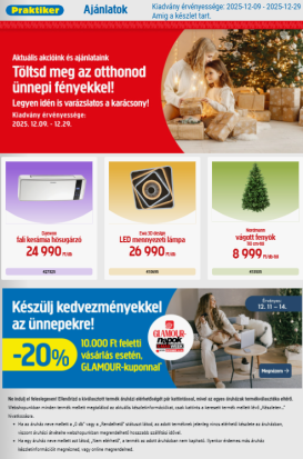 praktiker - Praktiker akciós újság, érvényes 12.09. - 12.29.