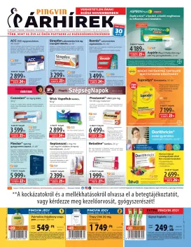 pingvin-patika - Pingvin Patika - Árhírek akciós újság, érvényes 11.01. - 11.30.