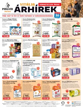 pingvin-patika - Pingvin Patika - Vitália Árhírek akciós újság, érvényes 11.01. - 11.30.