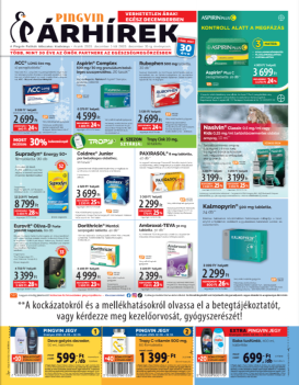pingvin-patika - Pingvin Patika - Árhírek akciós újság, érvényes 12.01. - 12.31.