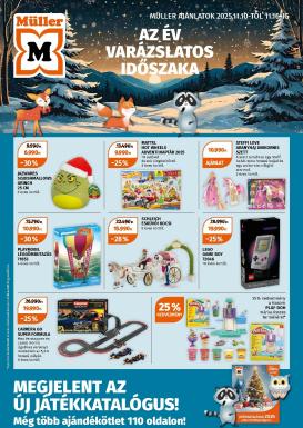 muller - Müller - Az év varázslatos idöszaka akciós újság, érvényes 11.10. - 11.16.