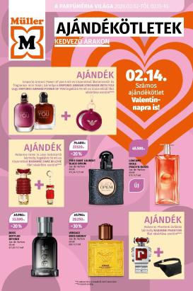 muller - Müller - A Parfüméria világa akciós újság, érvényes 2026.02.02. - 2026.02.15.