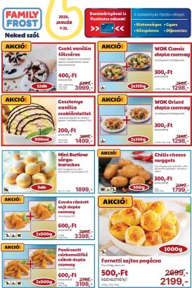 family-frost - Family Frost akciós újság, érvényes 01.07. - 01.31.
