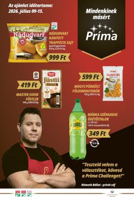prima - A jövőbeli Príma akciós újság csütörtöktől 2026.07.09.-tól szerdától 2026.07.15.-ig érvényes.