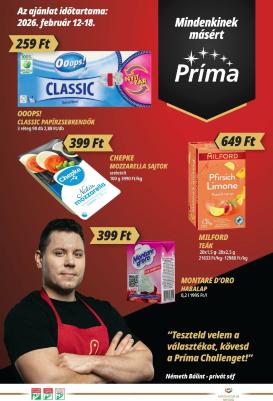 prima - Príma akciós újság, érvényes 2026.02.12. - 2026.02.18.