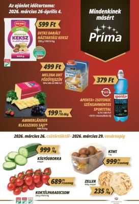 prima - Príma akciós újság, érvényes 2026.03.26. - 2026.04.04.