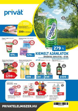 privat-elelmiszer - A jövőbeli Privát akciós újság csütörtöktől 2026.07.02.-tól szerdától 2026.07.08.-ig érvényes.
