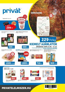 privat-elelmiszer - Privát akciós újság, érvényes 11.06. - 11.12.