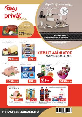 privat-elelmiszer - Privát Max akciós újság, érvényes 2026.03.19. - 2026.03.25.