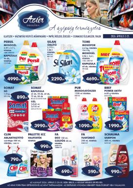 azur - Azúr akciós újság, érvényes 2026.04.02. - 2026.04.25.