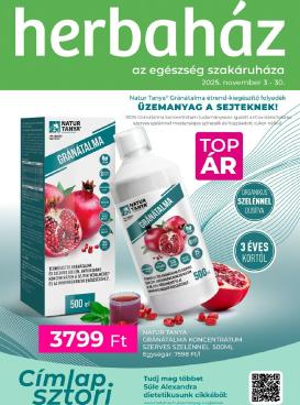 herbahaz - Herbaház akciós újság, érvényes 11.03. - 11.30.