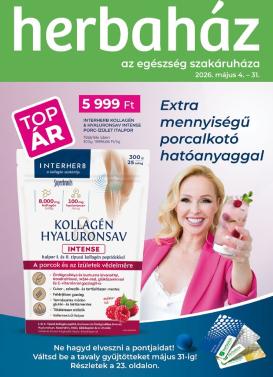 herbahaz - Aktuális Herbaház szórólap érvényes hétfőtől 2026.05.04.-től vasárnaptól 2026.05.31.-ig