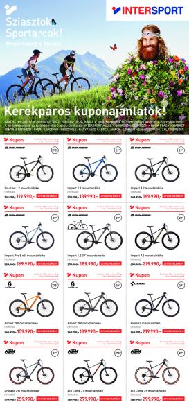 intersport - Intersport - Kerékpáros kuponajánlatok! akciós újság, érvényes 03.18. - 03.30.