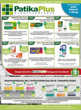 patikaplus - PatikaPlus akciós újság, érvényes 2026.02.01. - 2026.02.28.