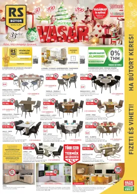 rs-butor - RS Bútor - Karácsonyi vásár akciós újság, érvényes 11.19. - 11.25.
