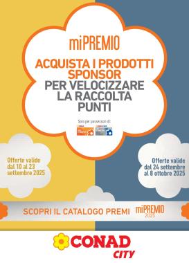 conad-city - Volantino Conad City - miPremio valido dal 10/09 al 08/10