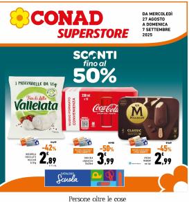 conad-superstore - Volantino Conad Superstore valido dal 27/08 al 07/09