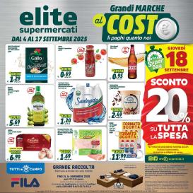 elite - Volantino Elite valido dal 04/09 al 17/09