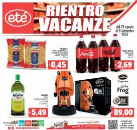 ete - Volantino Eté valido dal 29/08 al 08/09