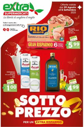 extra-supermercati - Volantino Extra Supermercati valido dal 29/08 al 08/09