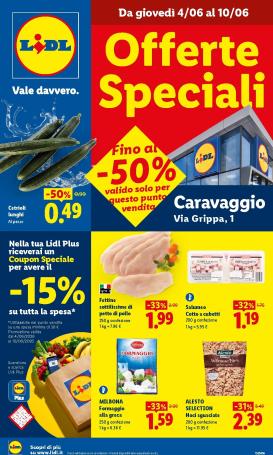 lidl - Volantino Lidl - Caravaggio per la prossima settimana dal giovedì 04/06/2026 al mercoledì 10/06/2026