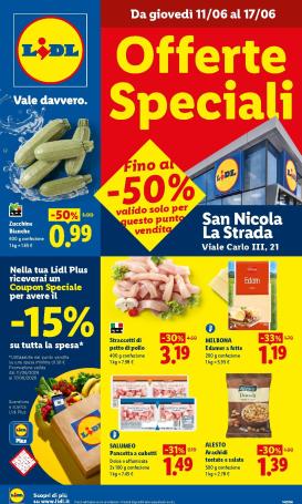 lidl - Volantino Lidl - S. Nicola La Str. per la prossima settimana dal giovedì 11/06/2026 al mercoledì 17/06/2026