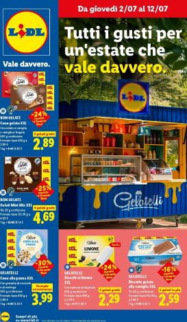 lidl - Volantino futuro Lidl - Tutti i gusti dell'estate valido dal giovedì 02/07/2026 al domenica 12/07/2026