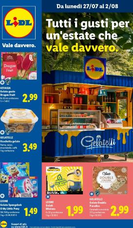 lidl - Volantino attuale di Lidl - Tutti i gusti dell'estate valido dal lunedì 27/07/2026 al domenica 02/08/2026