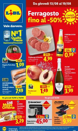 lidl - Volantino futuro Lidl valido dal giovedì 13/08/2026 al mercoledì 19/08/2026