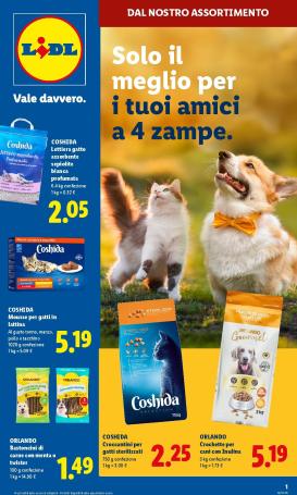 lidl - Volantino attuale di Lidl - Per i tuoi amici a 4 zampe valido dal giovedì 13/08/2026 al mercoledì 19/08/2026