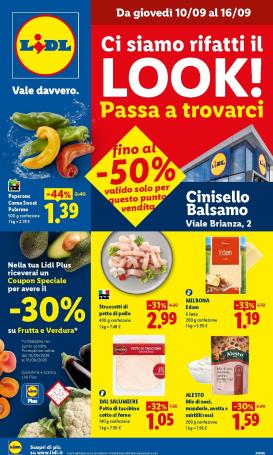 lidl - Volantino Lidl - Ci siamo rifatti il look per la prossima settimana dal giovedì 10/09/2026 al mercoledì 16/09/2026