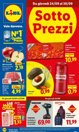 lidl - Volantino Lidl per la prossima settimana dal giovedì 24/09/2026 al mercoledì 30/09/2026