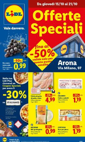 lidl - Volantino Lidl - Offerte Speciali Arona per la prossima settimana dal giovedì 15/10/2026 al mercoledì 21/10/2026
