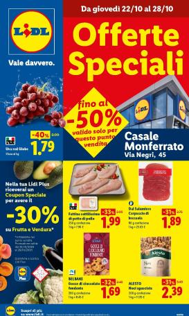 lidl - Volantino Lidl - Casale Monferrato per la prossima settimana dal giovedì 22/10/2026 al mercoledì 28/10/2026