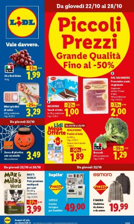 lidl - Volantino attuale di Lidl valido dal giovedì 22/10/2026 al mercoledì 28/10/2026