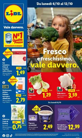 lidl - Volantino Lidl valido dal 06/10 al 12/10