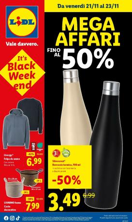 lidl - Volantino Lidl - Mega Affari valido dal 21/11 al 23/11