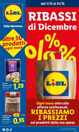 lidl - Volantino Lidl - Dicembre valido dal 01/12 al 31/12